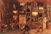 Samuel FB Morse Gallery of the Louvre oil on canvas